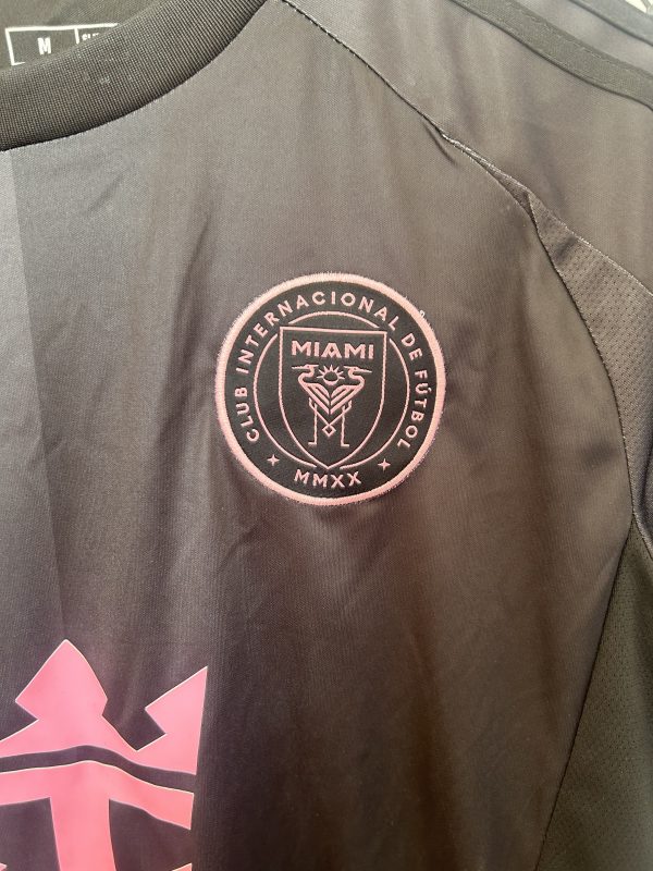 25/26 Miami Away Black Short Sleeve Football Jersey - Image 7