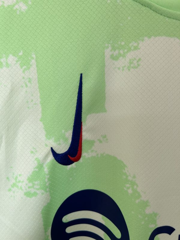 25/26 Barcelona Short Sleeve Soccer Jersey Fluorescent Green - Image 8