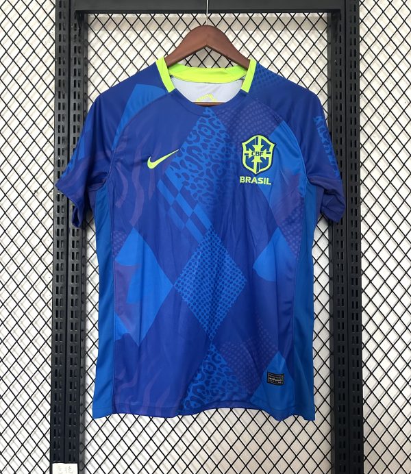 25/26 Women's Brazil Away Short Sleeve Soccer Jersey