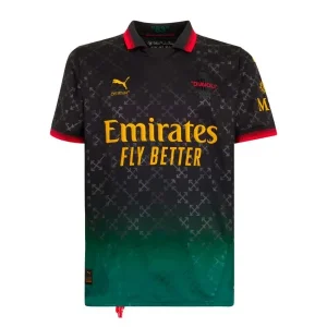 24/25 AC Milan x Off White Black Jersey