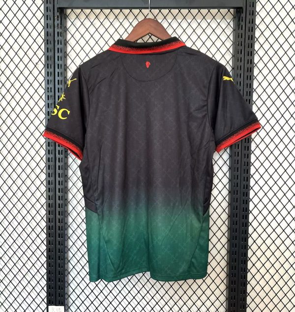 25/26 AC Milan Three Away Black Green Short Sleeve Soccer Jersey - Image 2