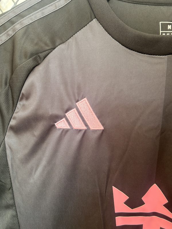 25/26 Miami Away Black Short Sleeve Football Jersey - Image 8