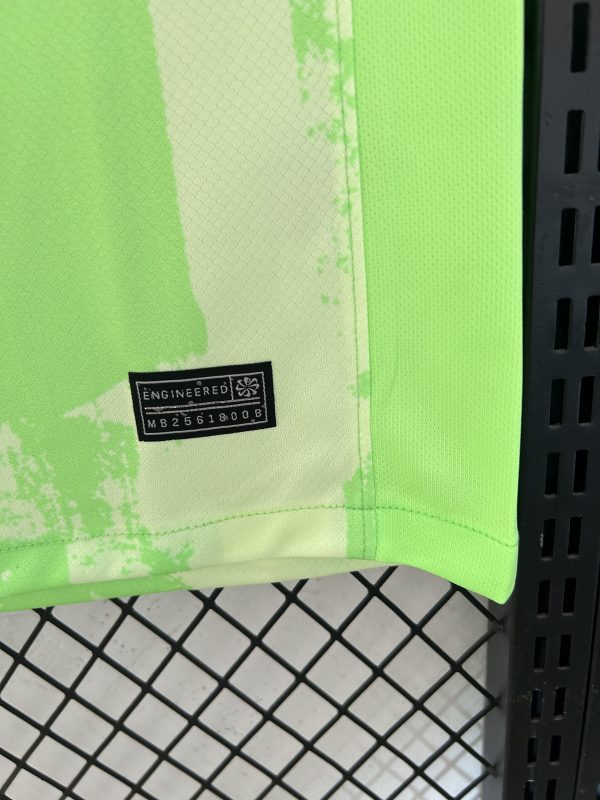 25/26 Barcelona Short Sleeve Soccer Jersey Fluorescent Green - Image 6