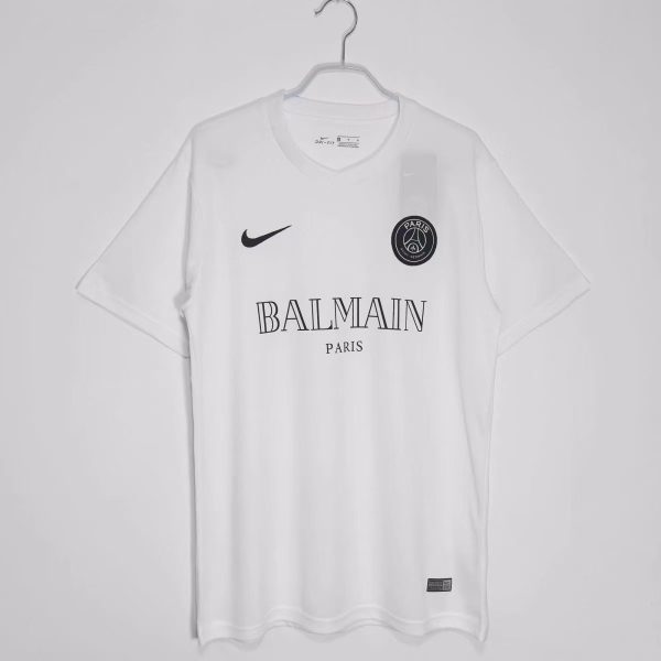 2021 Paris White Training Short Sleeve Soccer Jersey