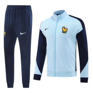 2024 France Blue Jacket Tracksuit 2024法国夹克训练服