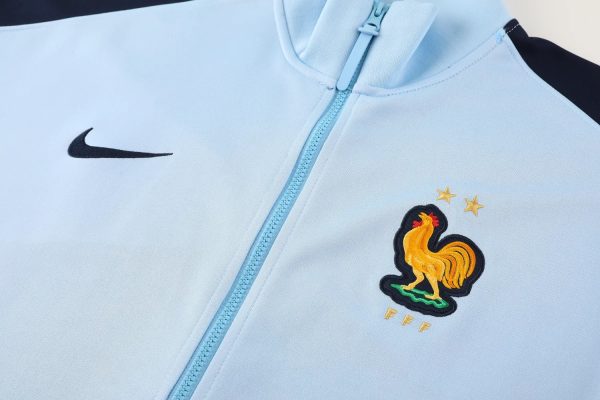 2024 France Blue Jacket Tracksuit 2024法国夹克训练服 - Image 6