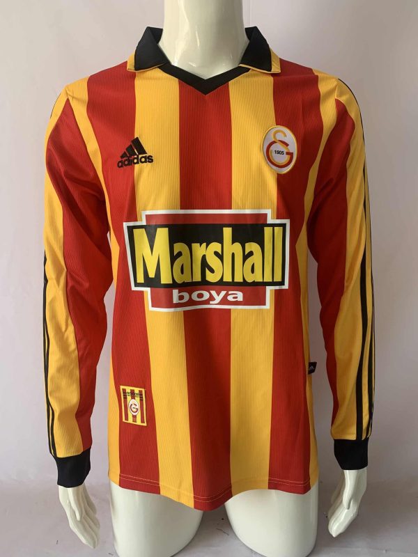 99-00 Galatasaray Home Retro Long Sleeve Jersey