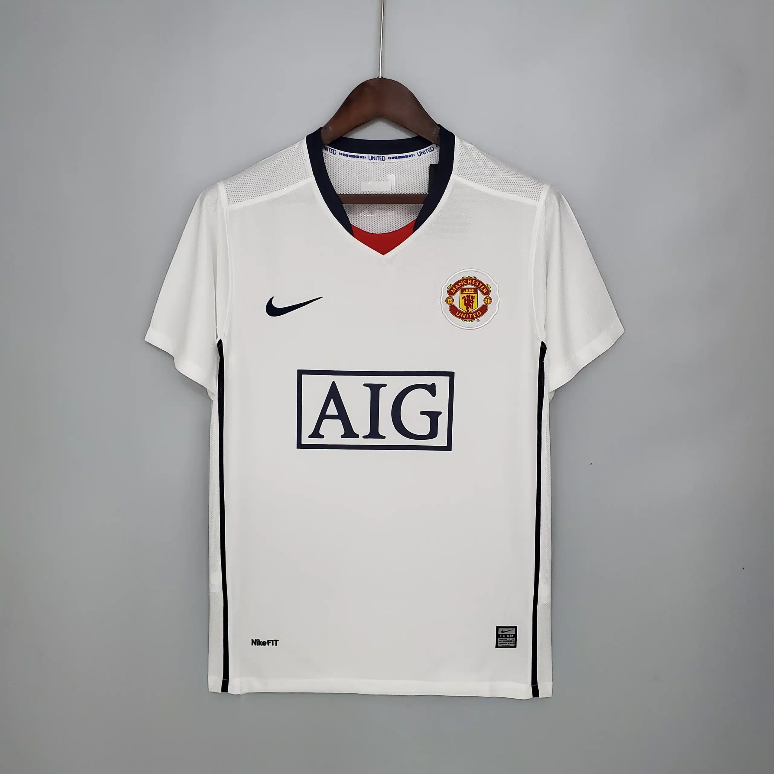 08-09 Manchester United League Edition away white fans jersey