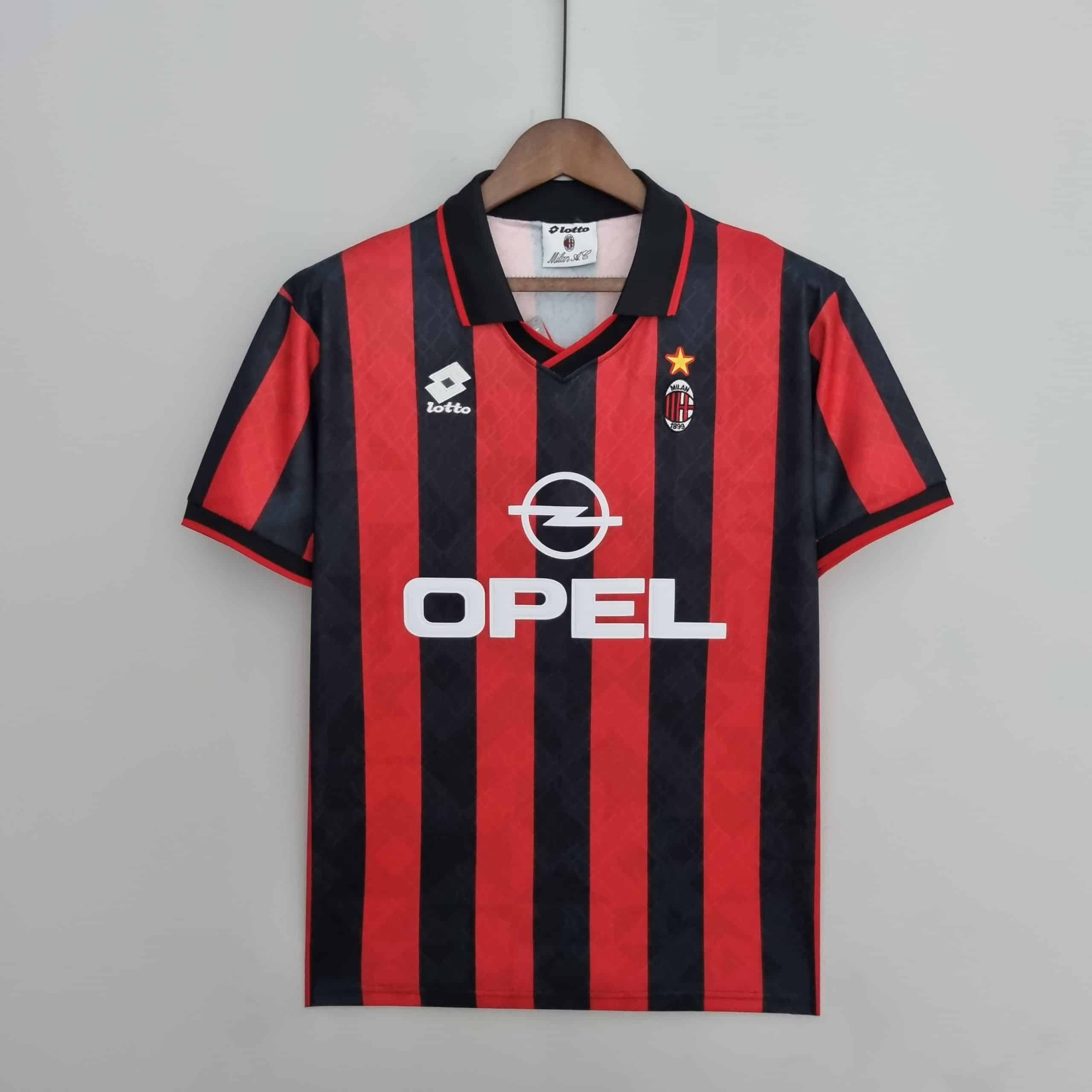 95-96 AC Milan Home Retro Jersey