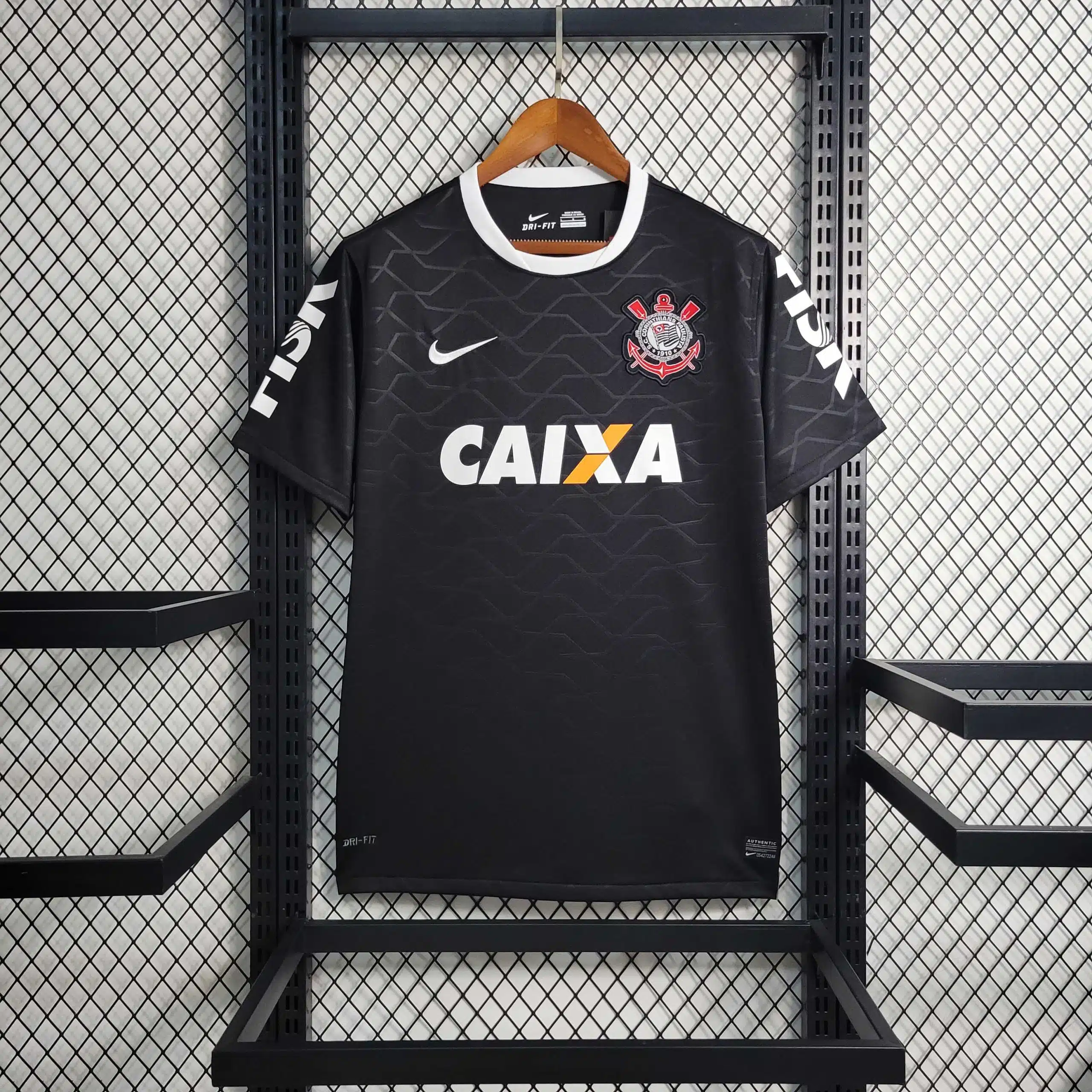 2012 Corinthians Home White  Retro Jersey
