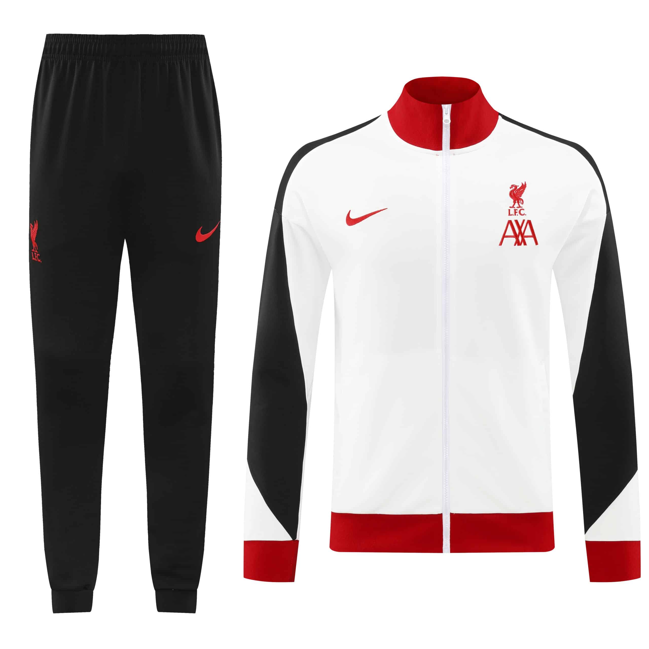24-25 Liverpool White Jacket Tracksuit/ 24-25利物浦白色夹克训练服