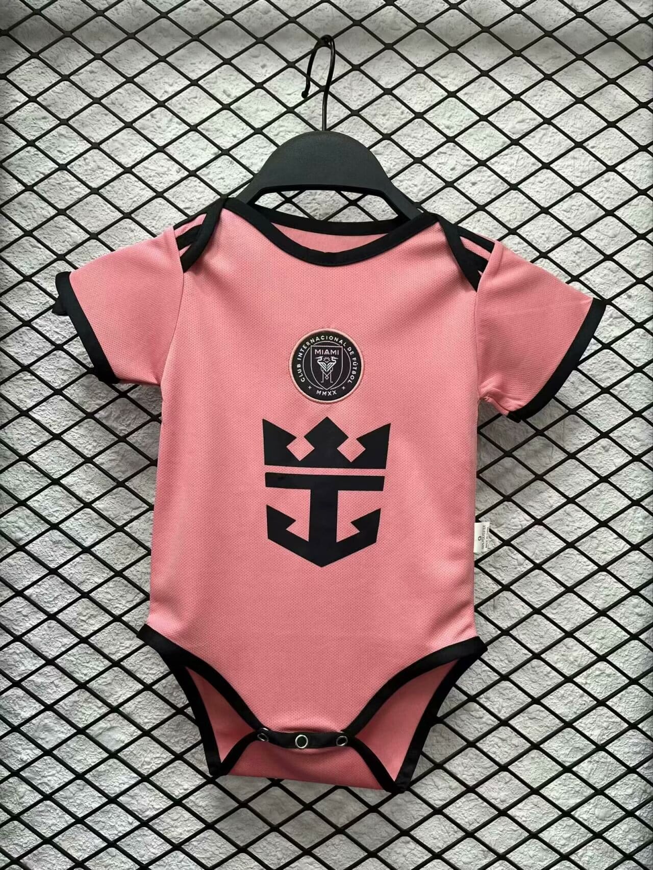 24-25 Inter Miami Home Baby Clothing/24-25迈阿密主场婴儿装