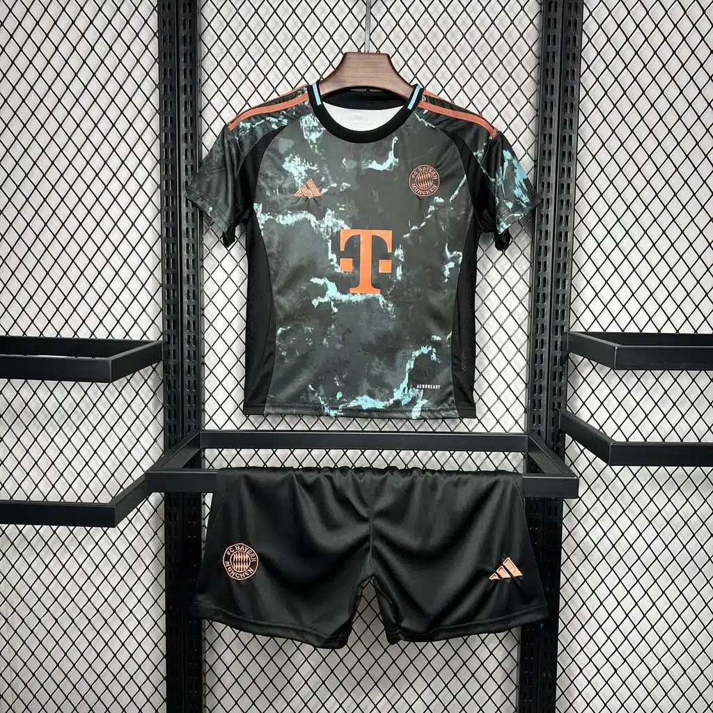 24-25 Bayern Munich Away Kids Kit/ 24-25拜仁客场童装