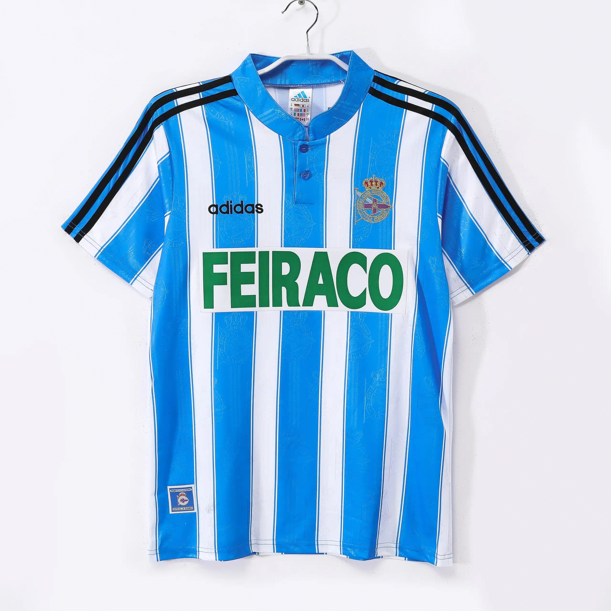 97-98 Deportivo de La Coruña Home Retro Jersey