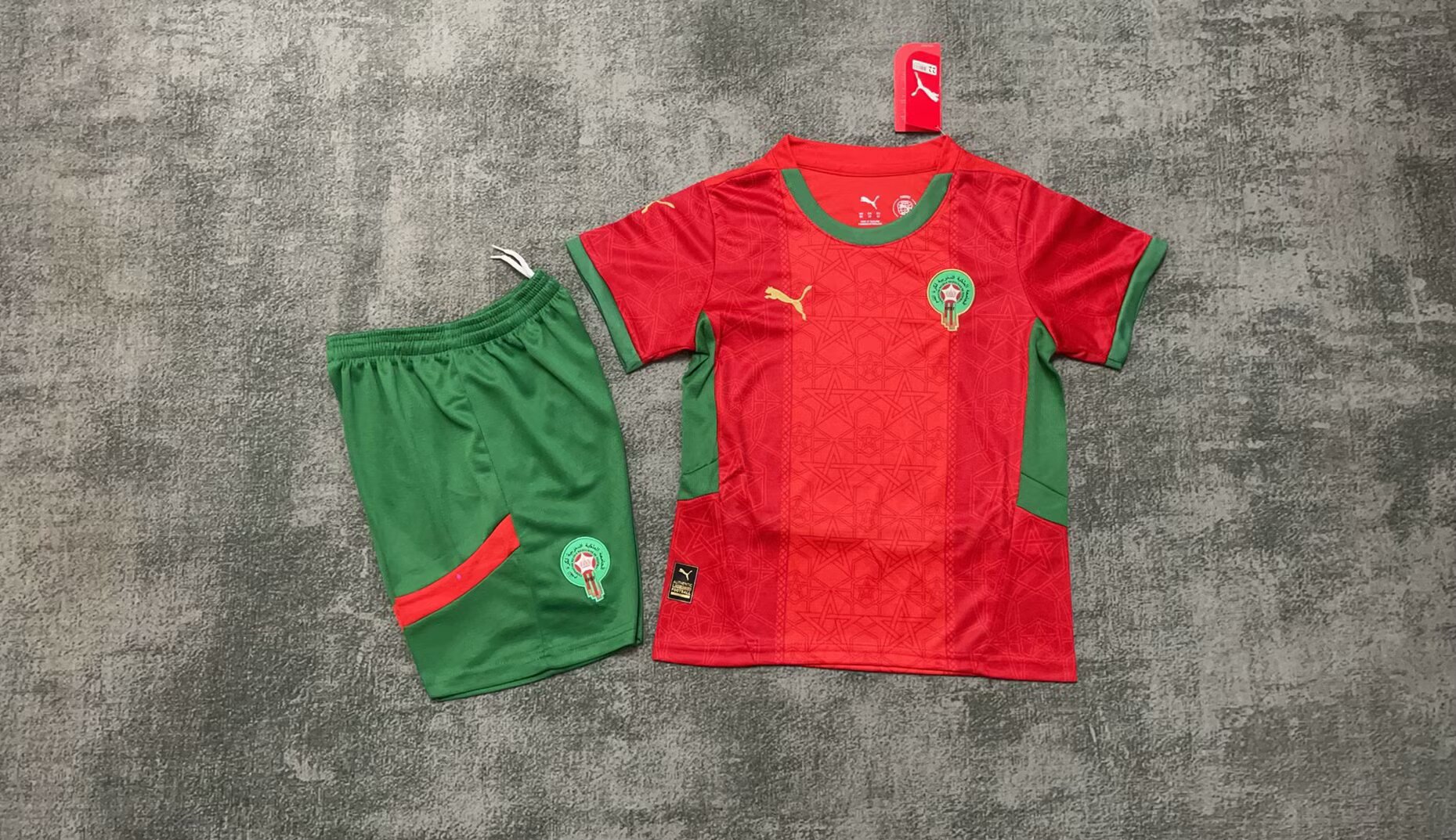 2025 Morocco Home Kids Kit/ 2025摩洛哥主场童装