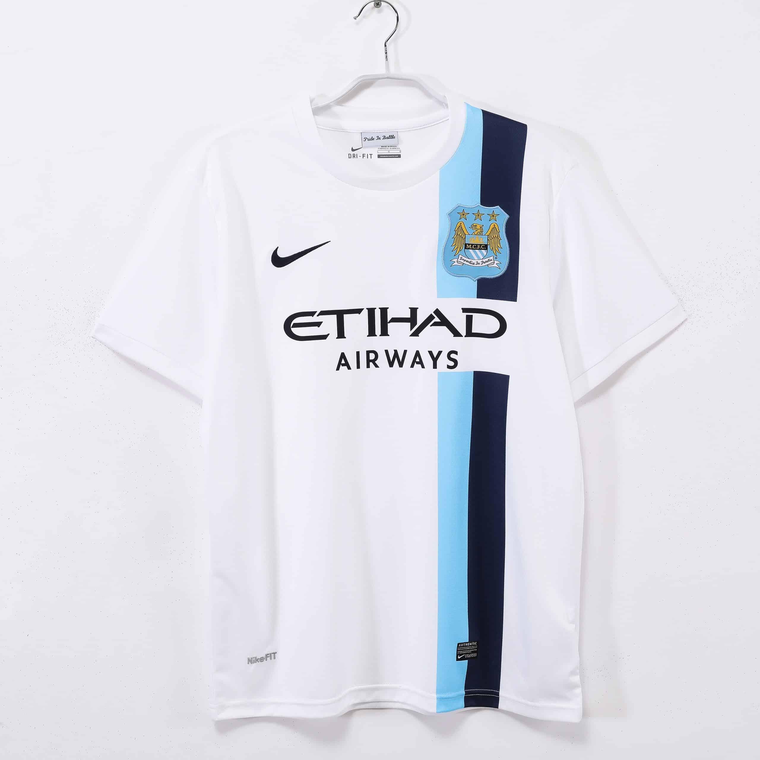 13-14 Manchester City Third Away Retro Jersey/13-14曼城第二客场