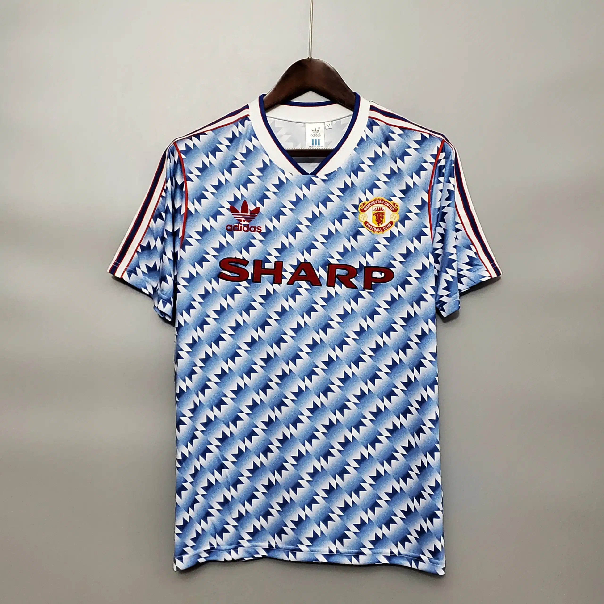 Manchester United Home Red Retro Short Jersey