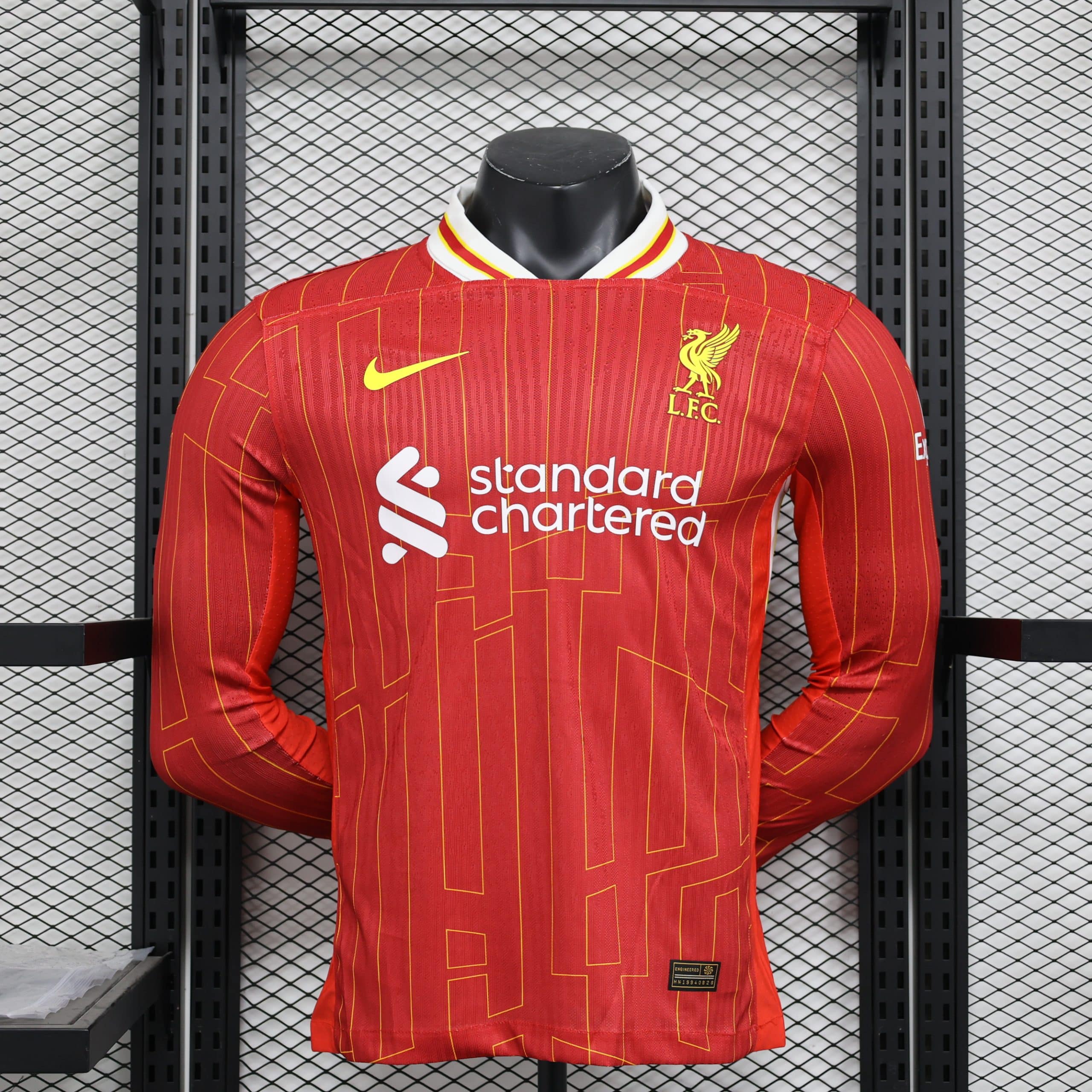 24-25 Liverpool Home Player Long Sleeve Jersey