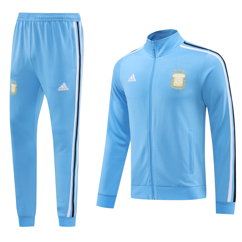2024 Argentina Light Blue Jacket Tracksuit/2024阿根廷夹克套装