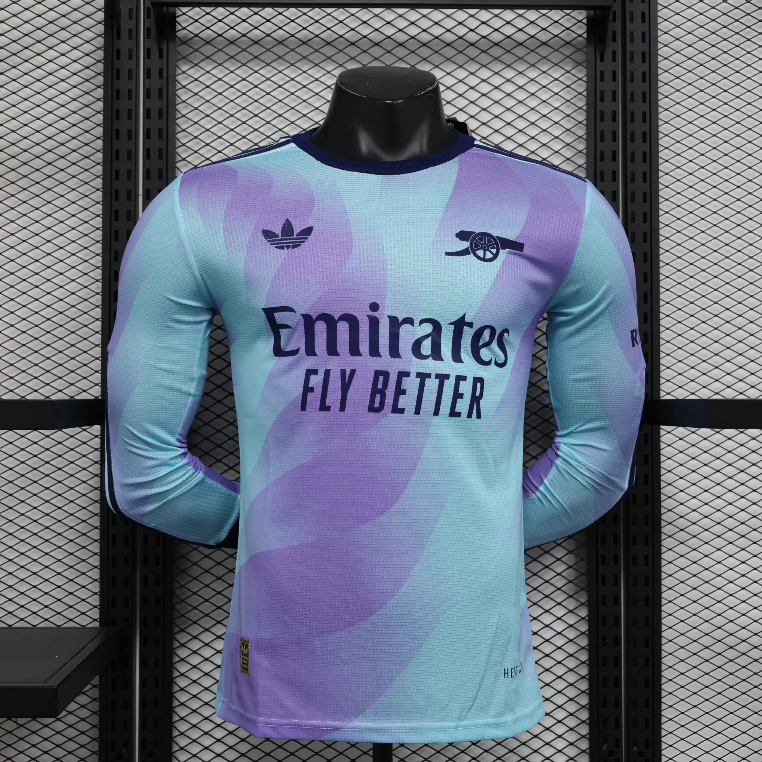 24-25 Arsenal Third Long Sleeve Player Jersey/ 24-25阿森纳第二客场长袖球员版