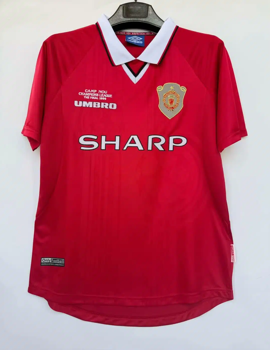 99-00 Manchester United Home Champions League Retro Jersey/99-00曼联主场,欧冠版