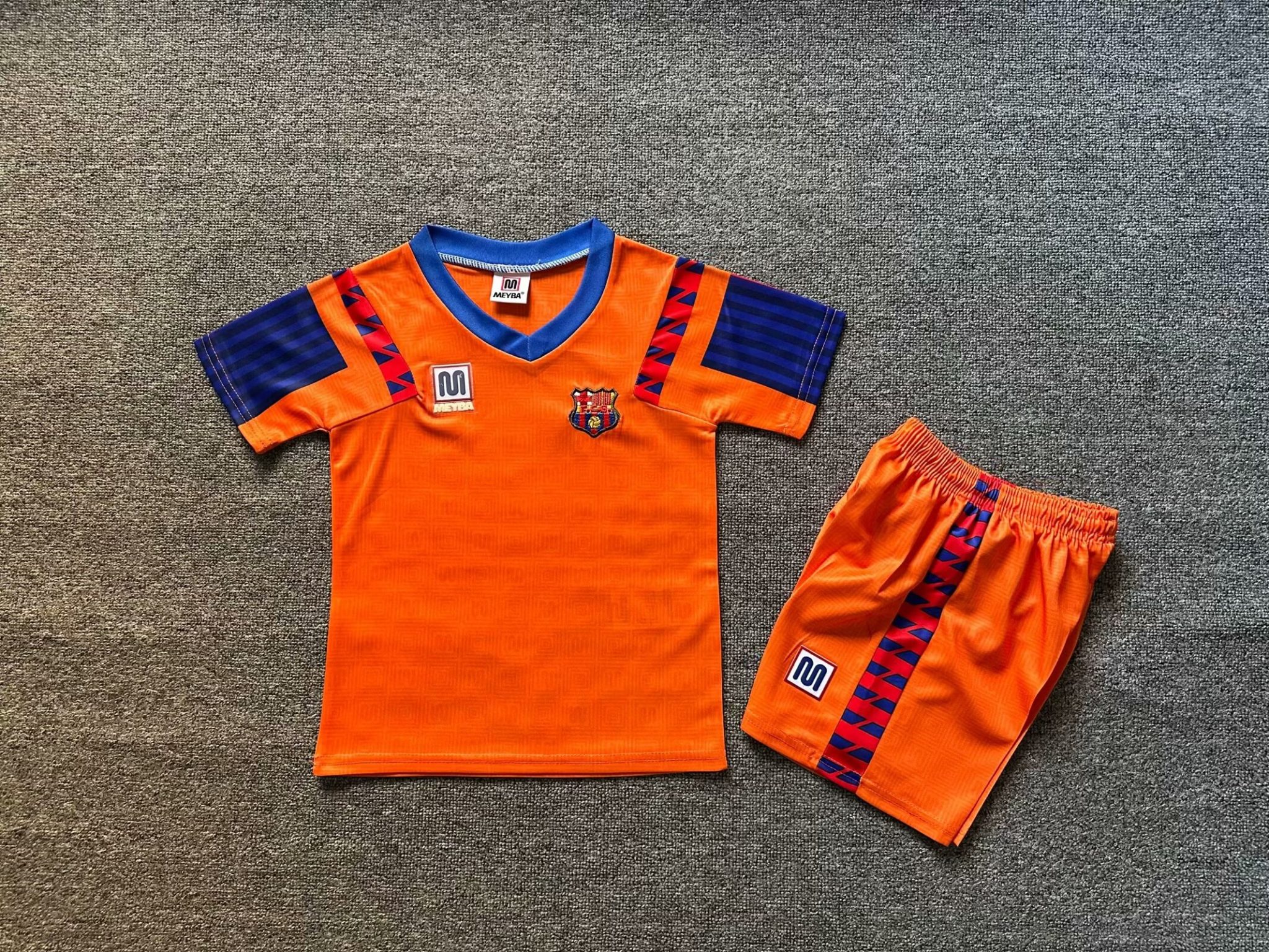91-92 Barcelona Away Kid Kit/91-92巴萨客场童装