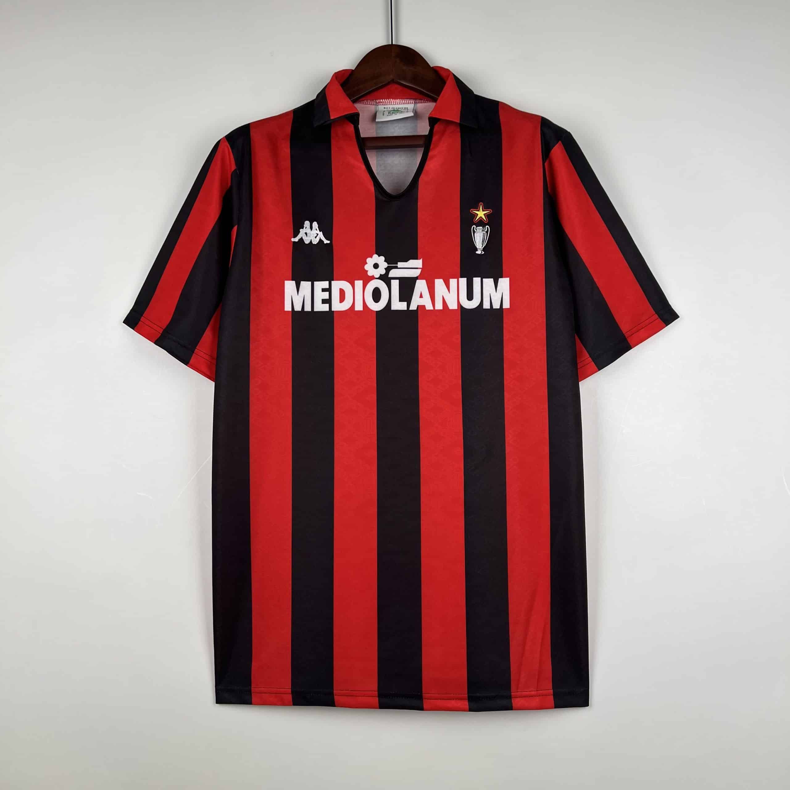 89-90 AC Milan Home Retro Jersey