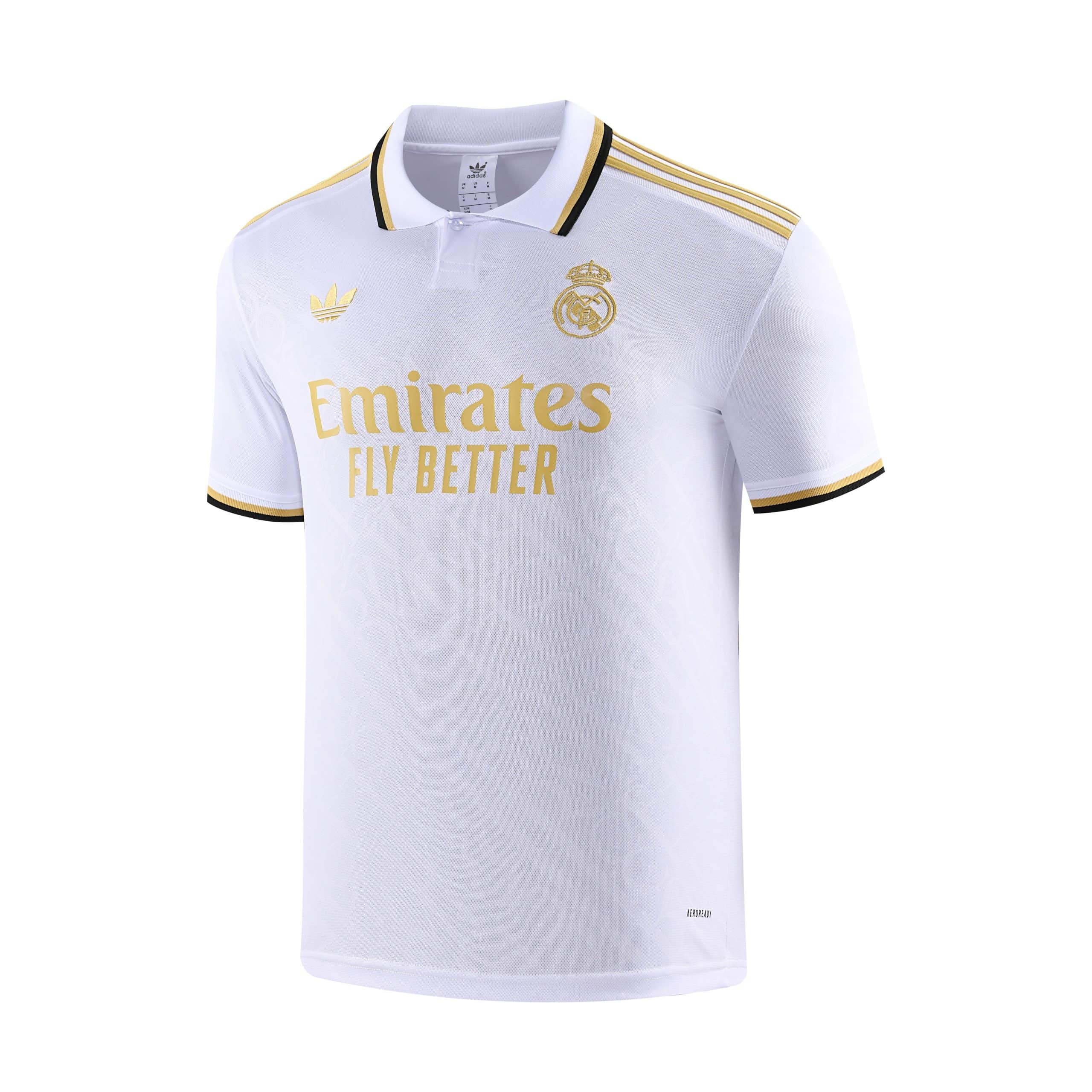 25-26 Real Madrid White Polo