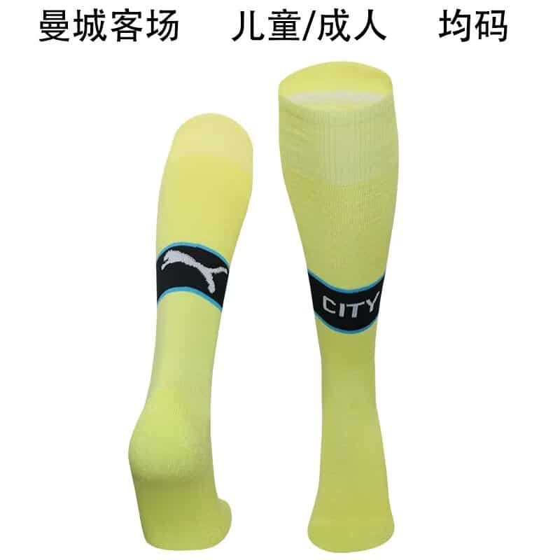 24-25 Manchester City Away Socks/24-25曼城客场袜子