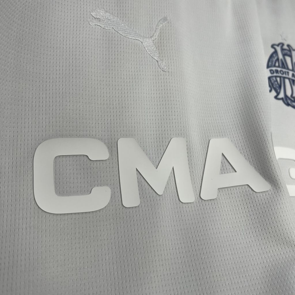 24-25 Olympique Marseille 125th Anniversary Fans Jersey/24-25马赛周年版白色球迷版