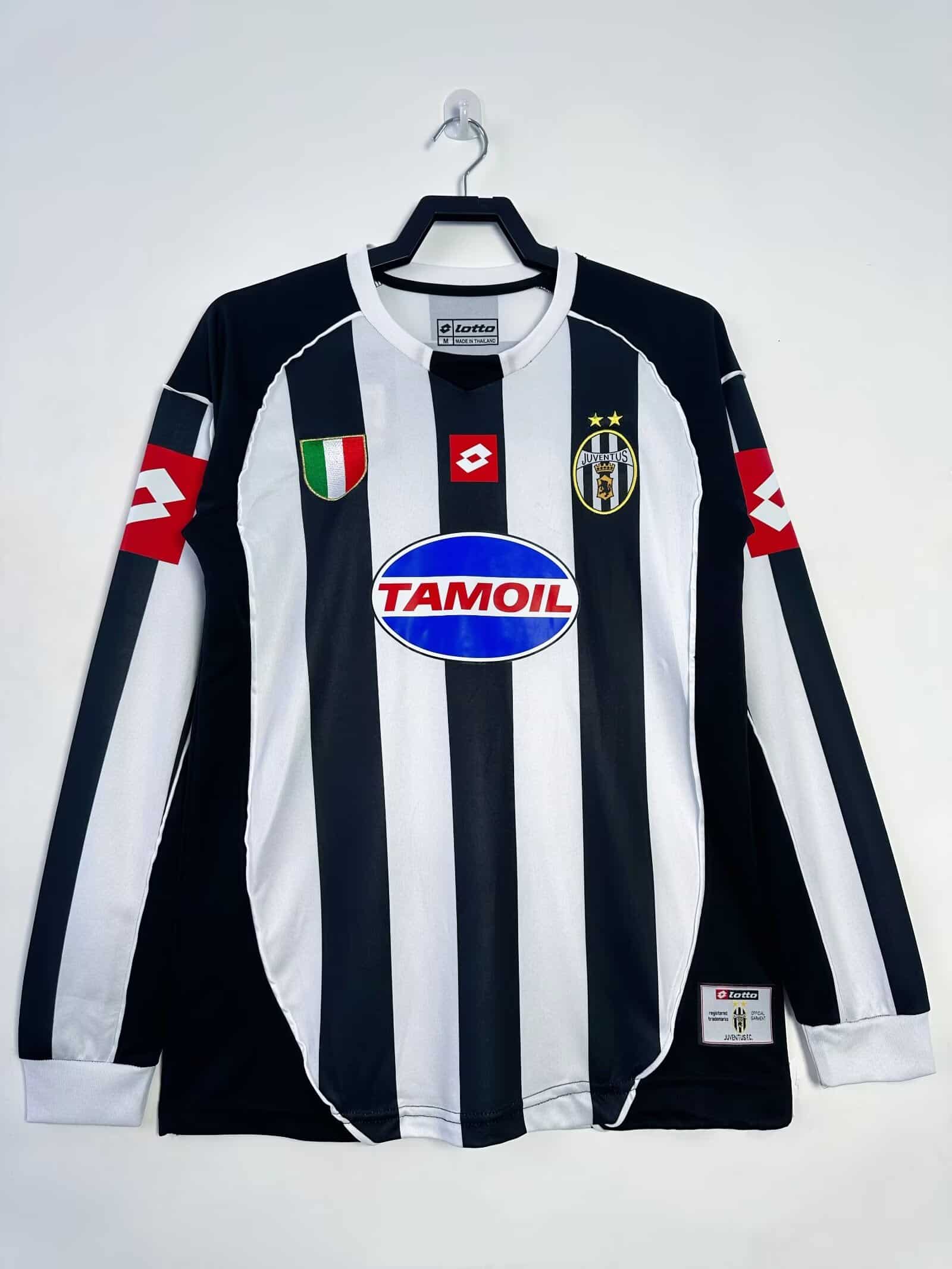 02-03 Juventus Home Long Sleeve Retro Jersey/02-03尤文主场长袖