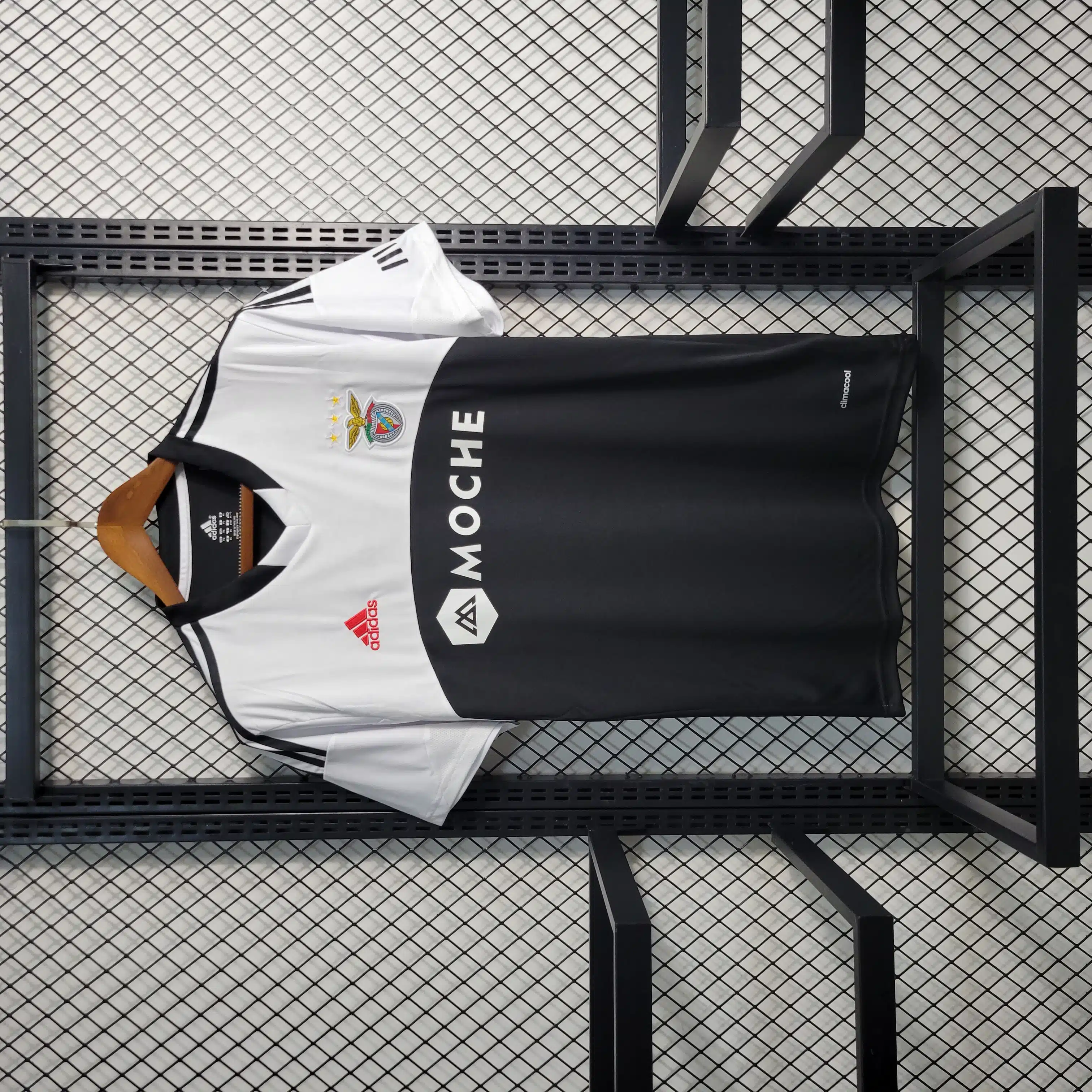 13-14 Benfica Black and White Retro Jersey