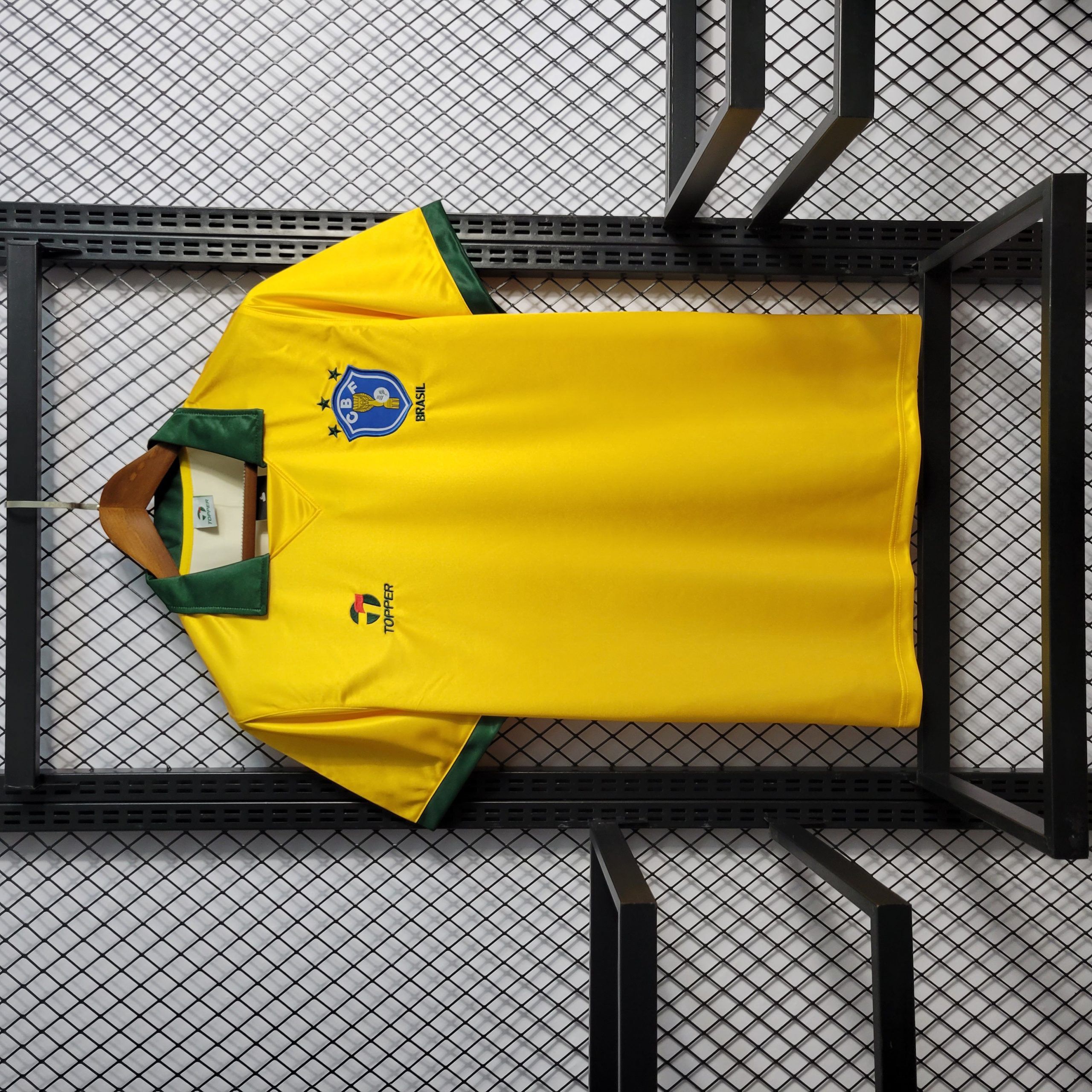 1988-1990 Brazil Home Retro Jersey/88-90巴西主场