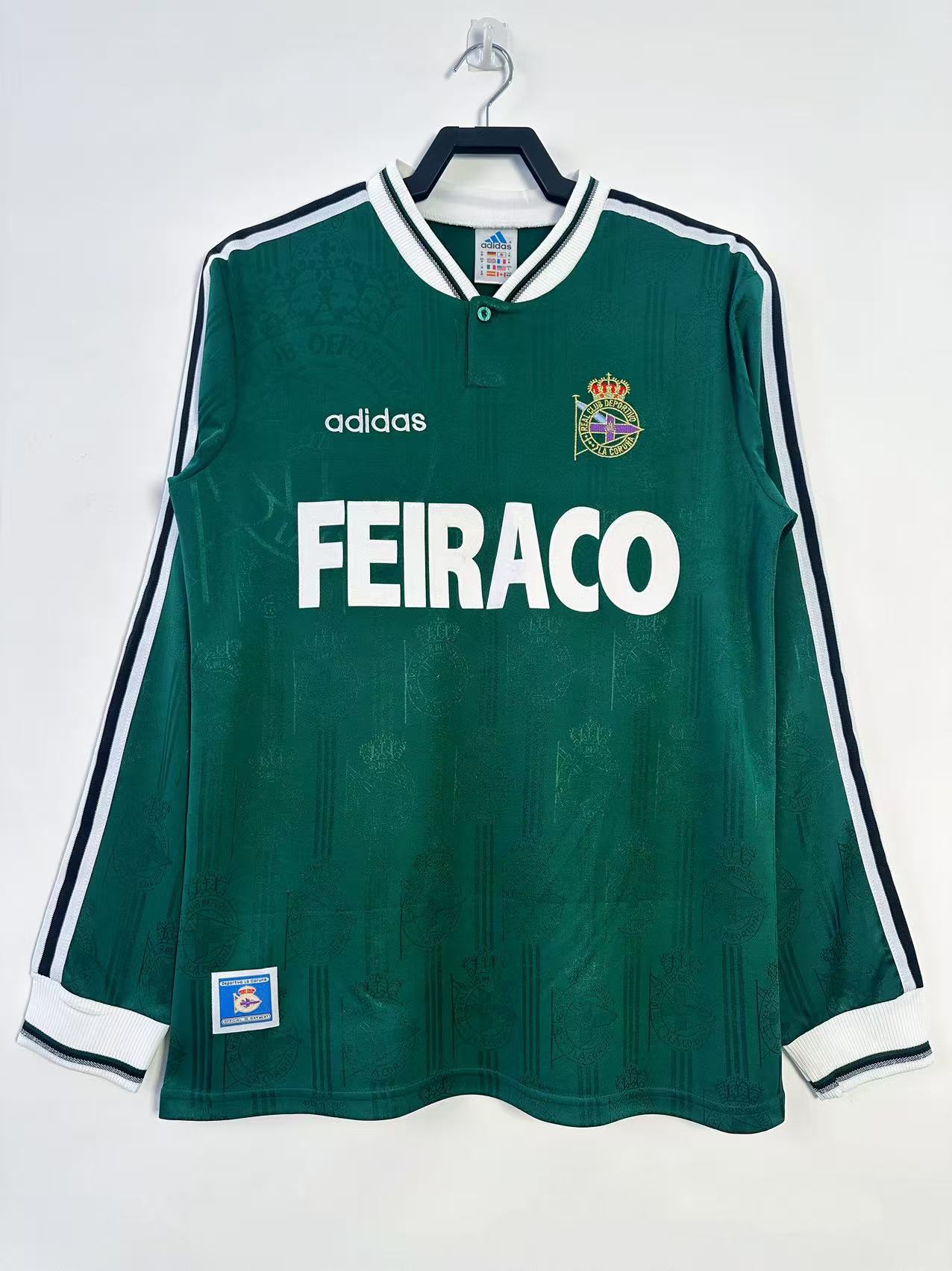 99-00 Deportivo La Coruna Away Long Sleeve Retro Jersey