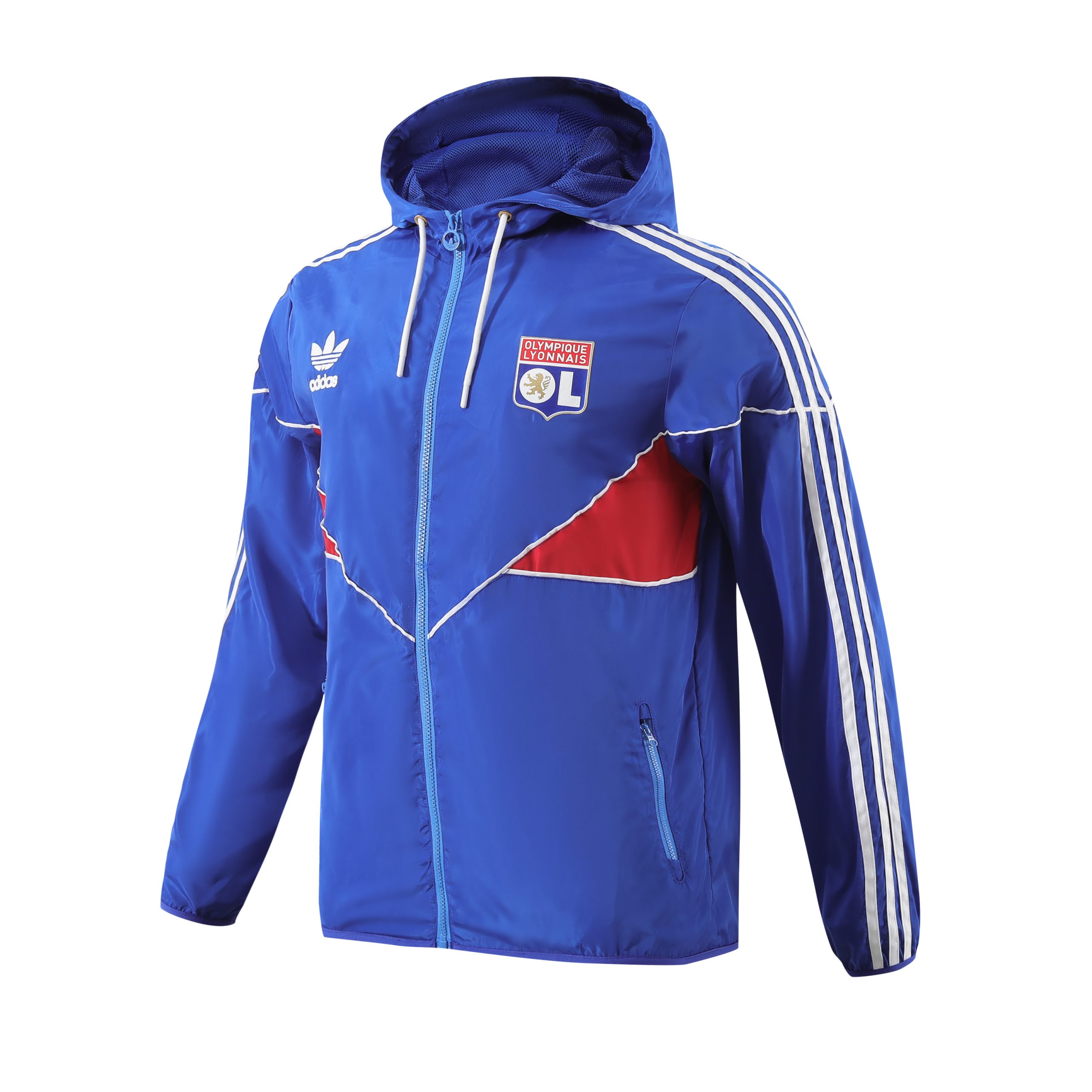 2023 Olympique Lyonnais Player Hooded Windbreaker