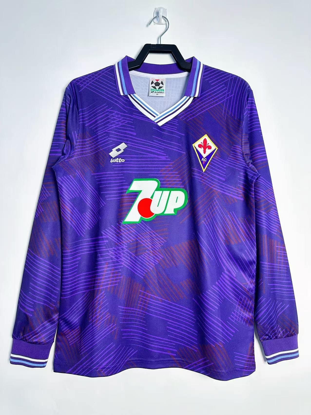 92-93 Fiorentina Home Long Sleeve Retro Jersey