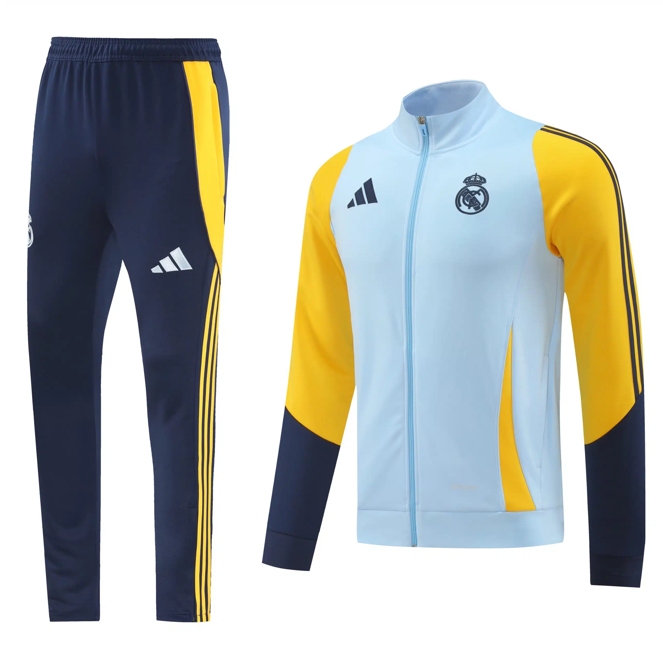 24-25 Real Madrid Light Blue Jacket Tracksuit/ 24-25 皇马浅蓝夹克训练服