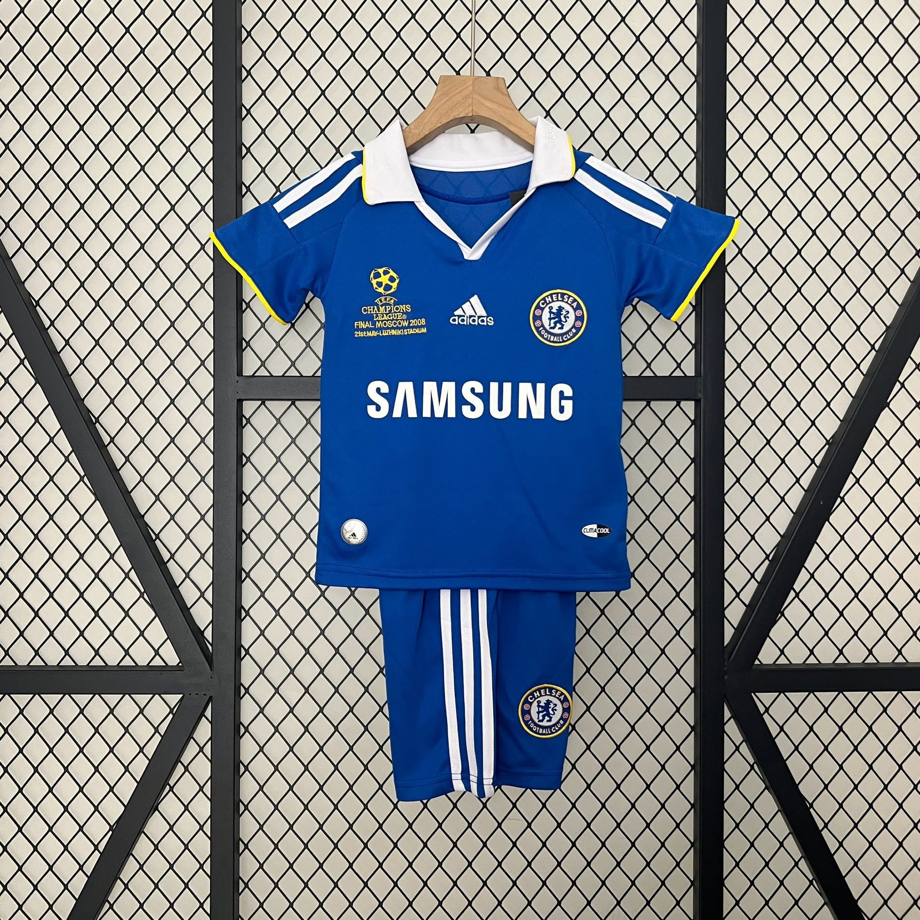 Retro 08-09 Chelsea Home Champions League Kids Kit