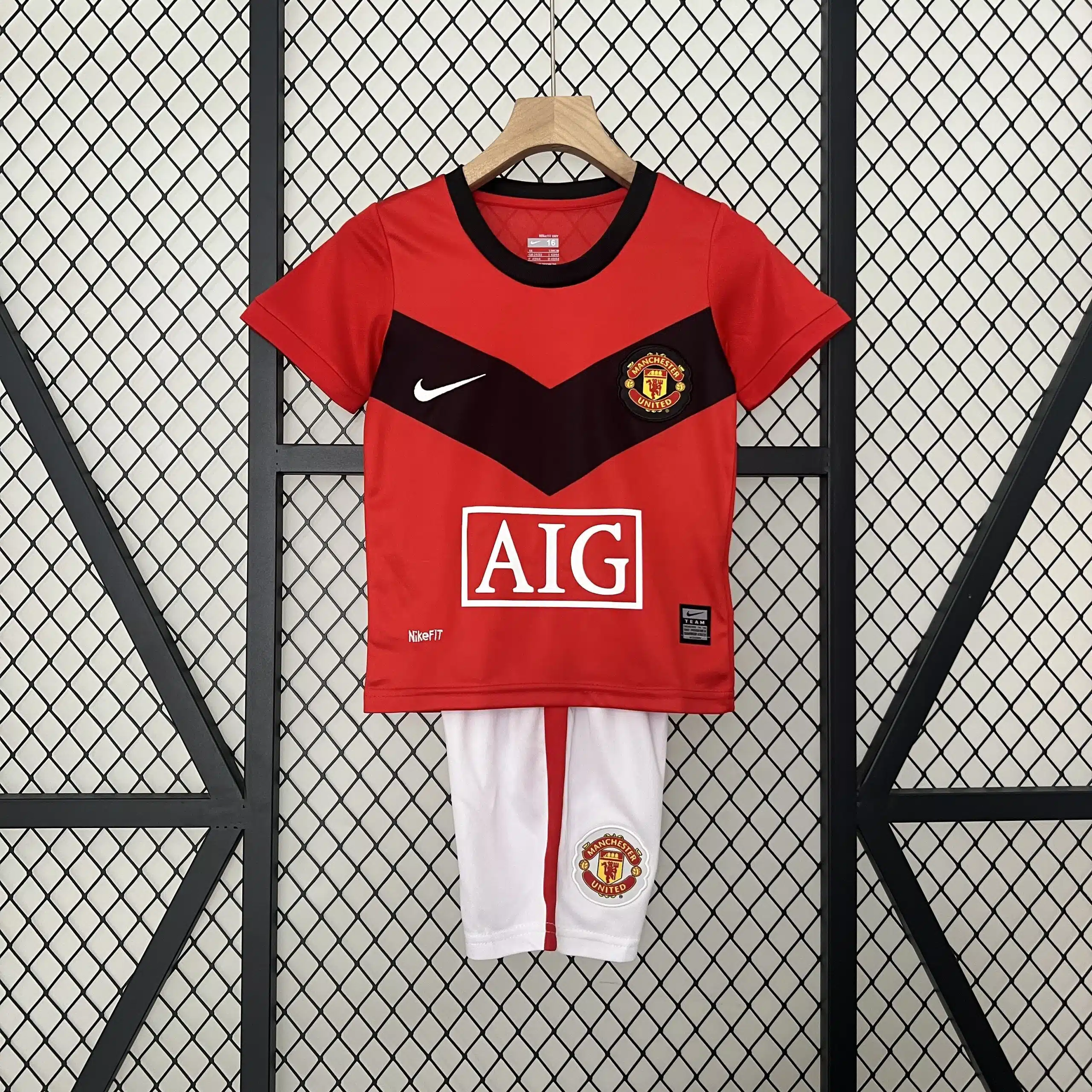 Retro 09-10 Manchester United  Home Kids Kit/09-10曼联主场童装