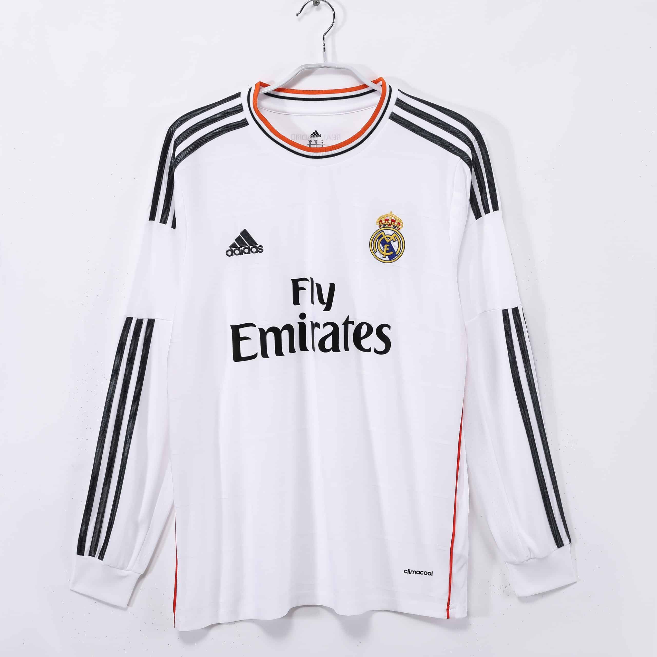 13-14 Real Madrid Home Retro Long Sleeve Jersey/13-14皇马主场长袖