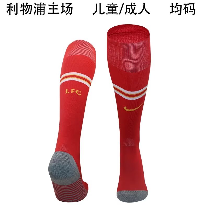 24-25 Liverpool Home Socks/24-25利物浦主场袜子