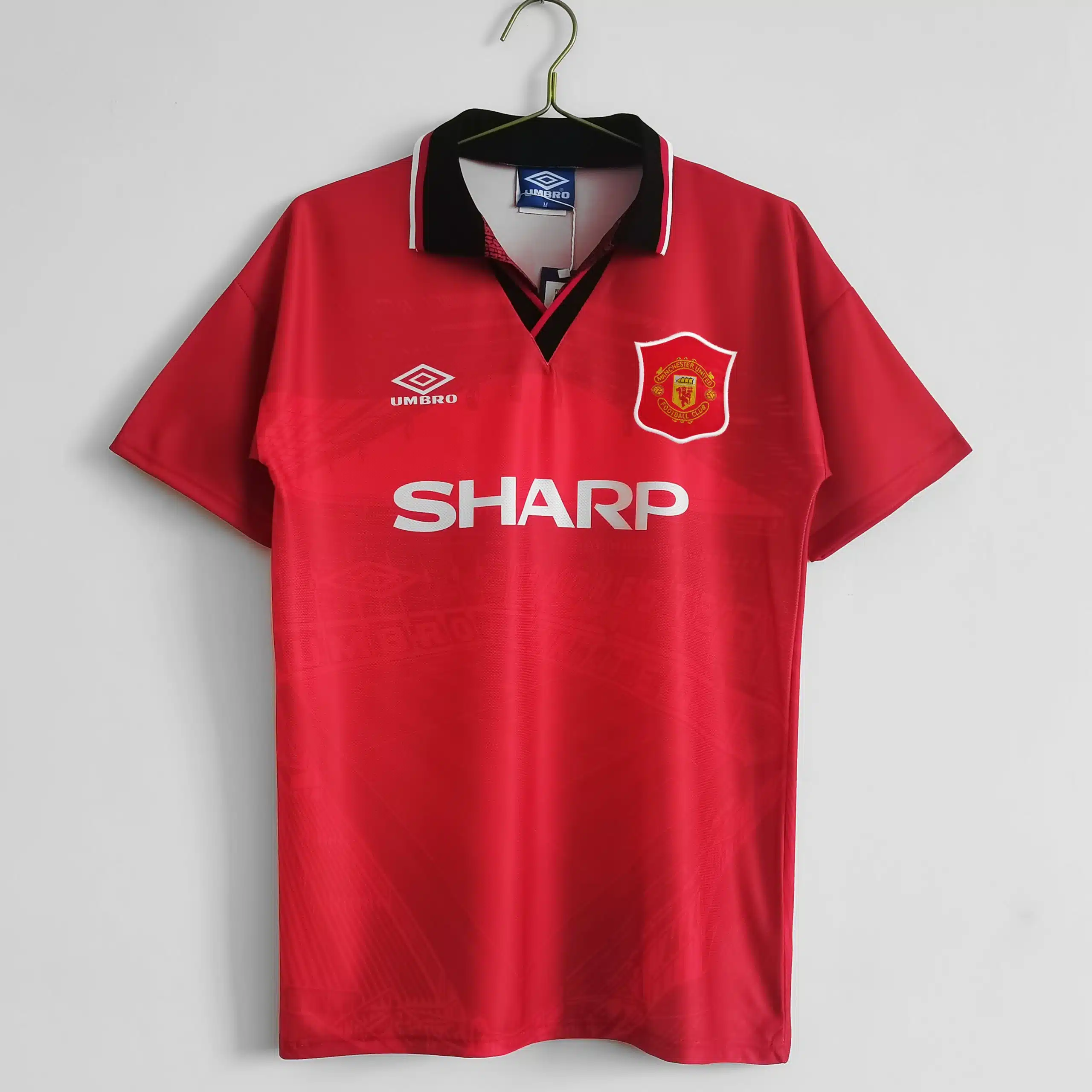 Manchester United Home Red Retro Short Jersey