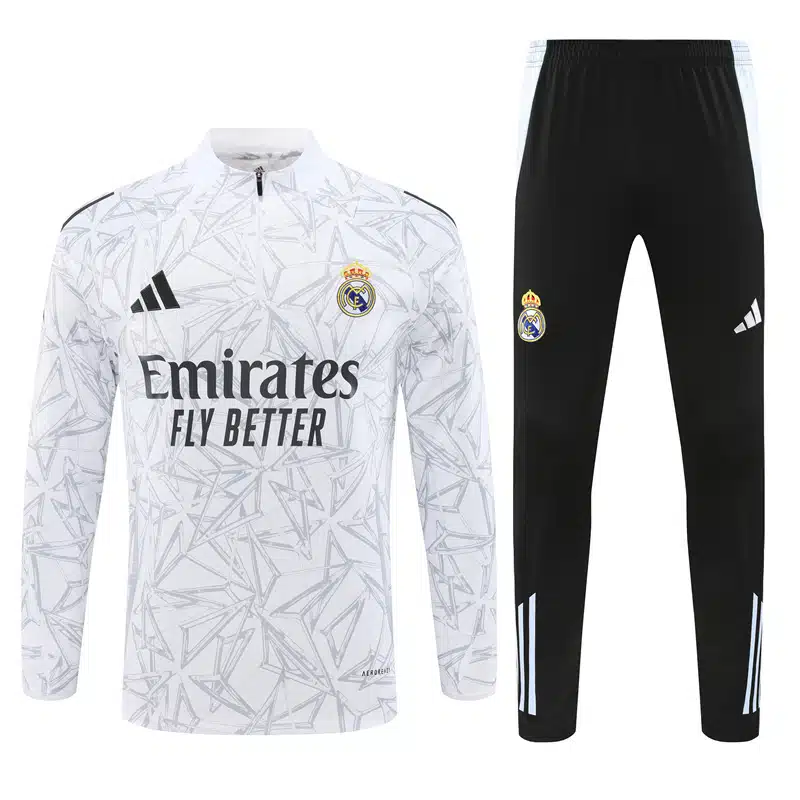 24-25 Real Madrid Blue Training Suit/ 24-25 皇马蓝色半拉训练服