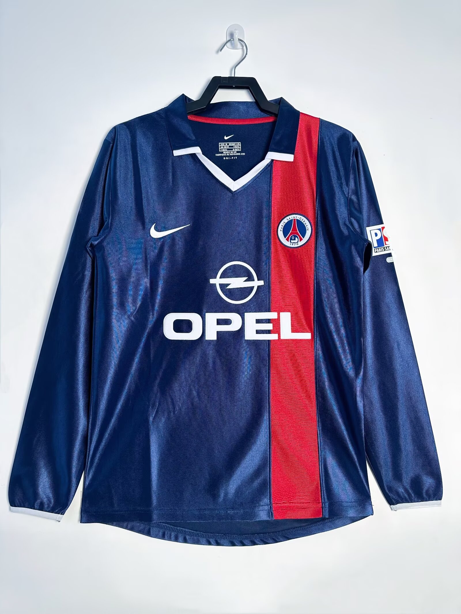 01-02 PSG Home Retro Long Sleeve Jersey