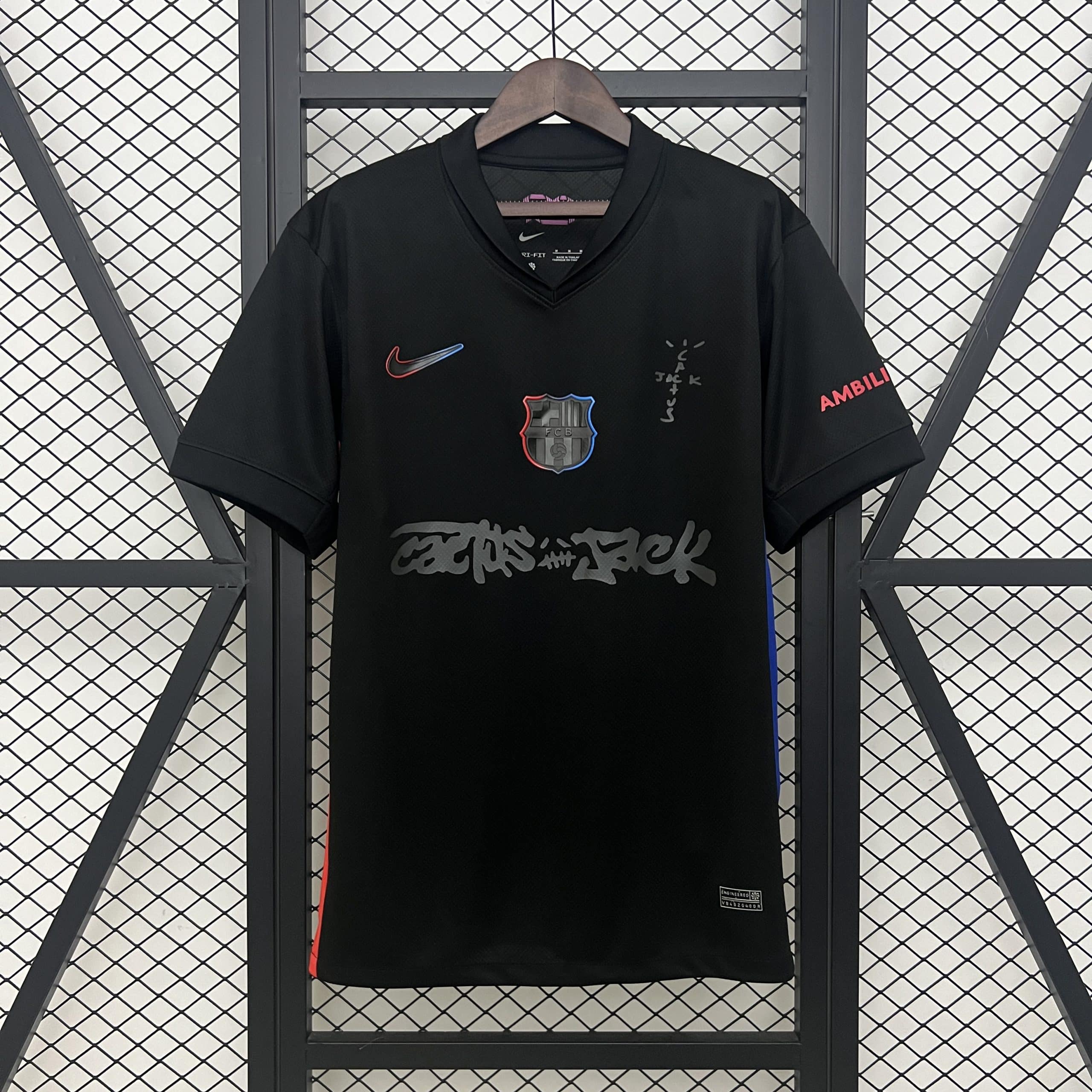 24-25 Barcelona Black TRAVIS SCOTT  Fans Jersey