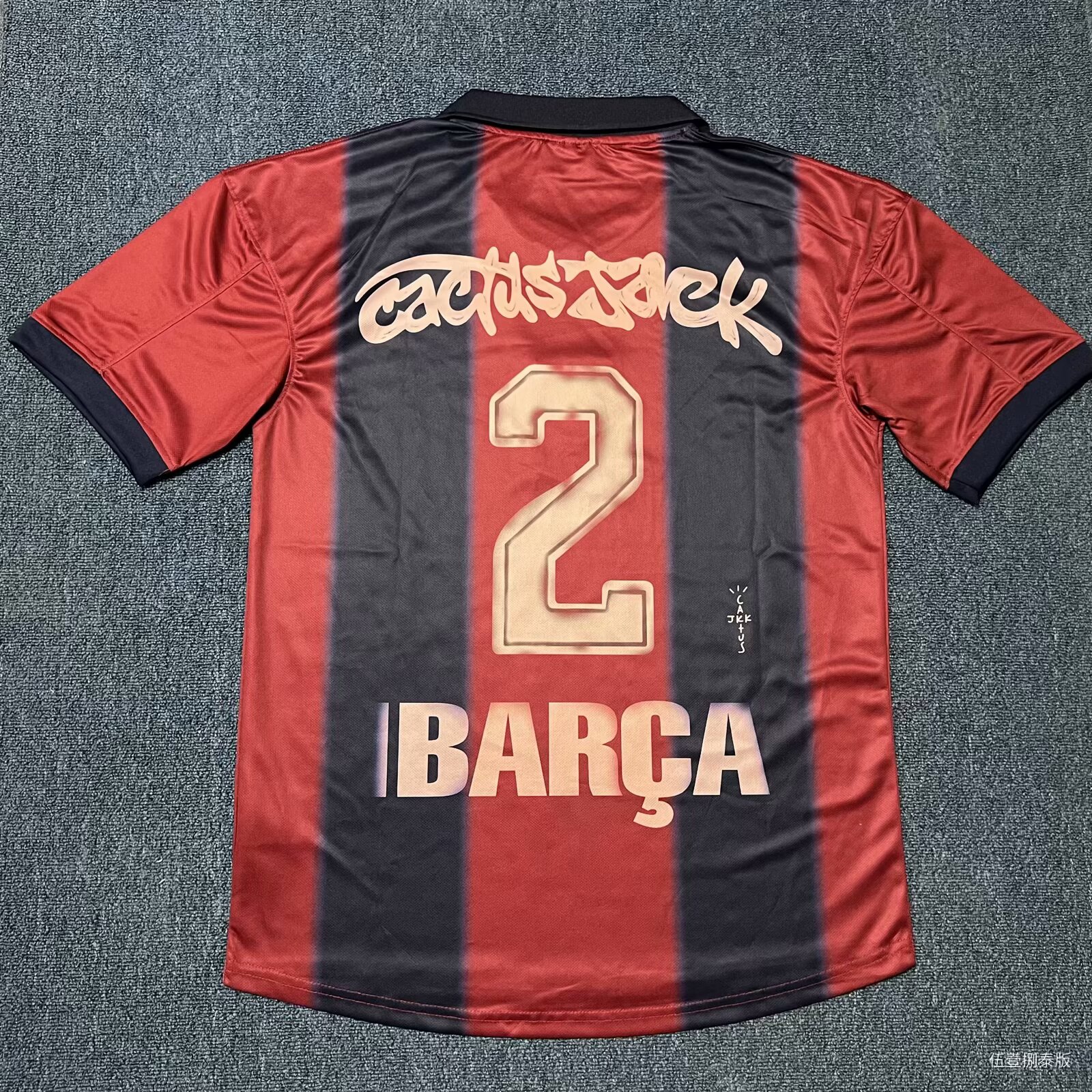 2000-01 Barcelona Retro Home Skeleton Jersey