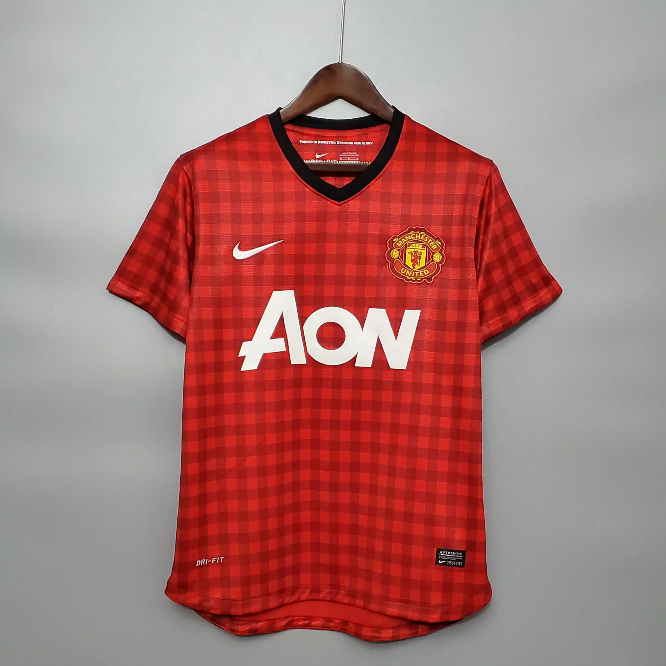 Manchester United Home Red Retro Short Jersey