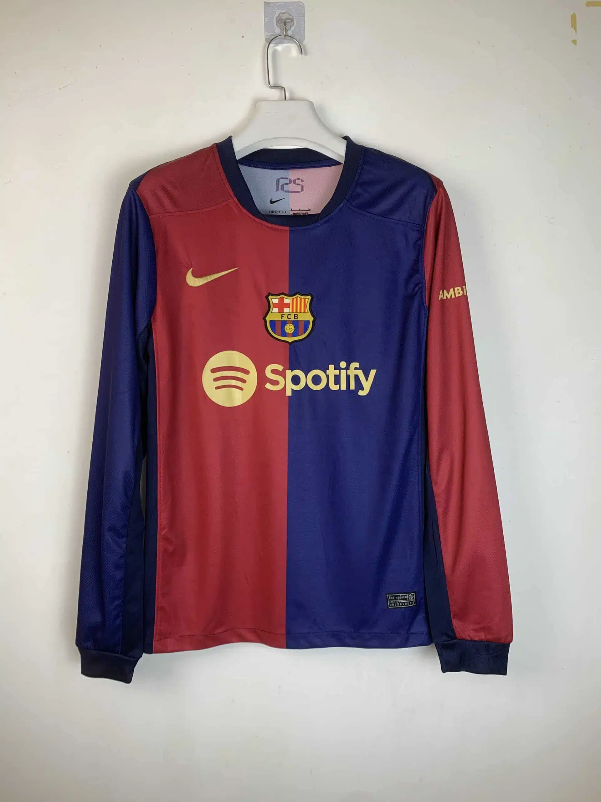 24-25 Barcelona Home Fans Version Long sleeve Jersey