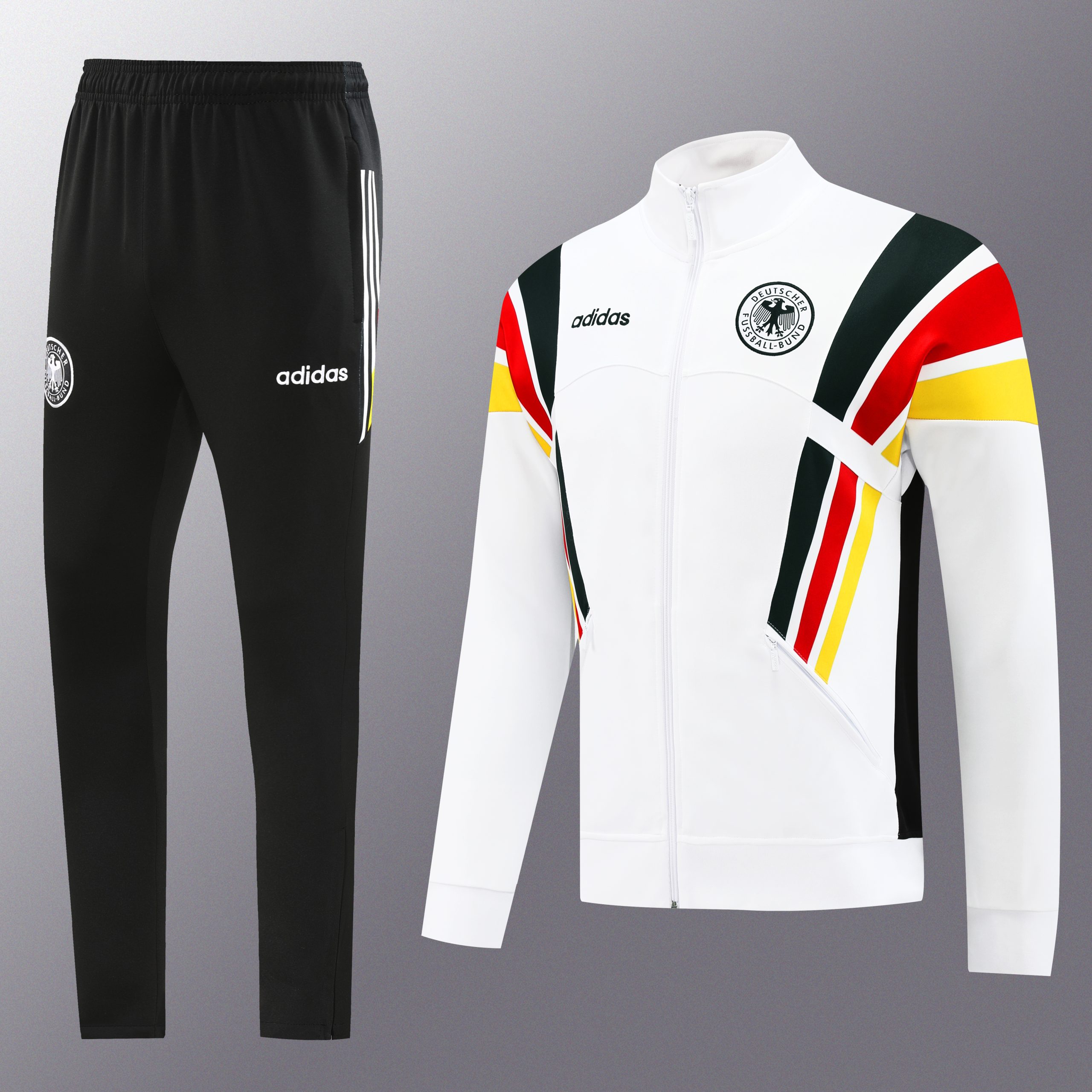2024Germany White Jacket Tracksuit/ 2024德国白色训练服