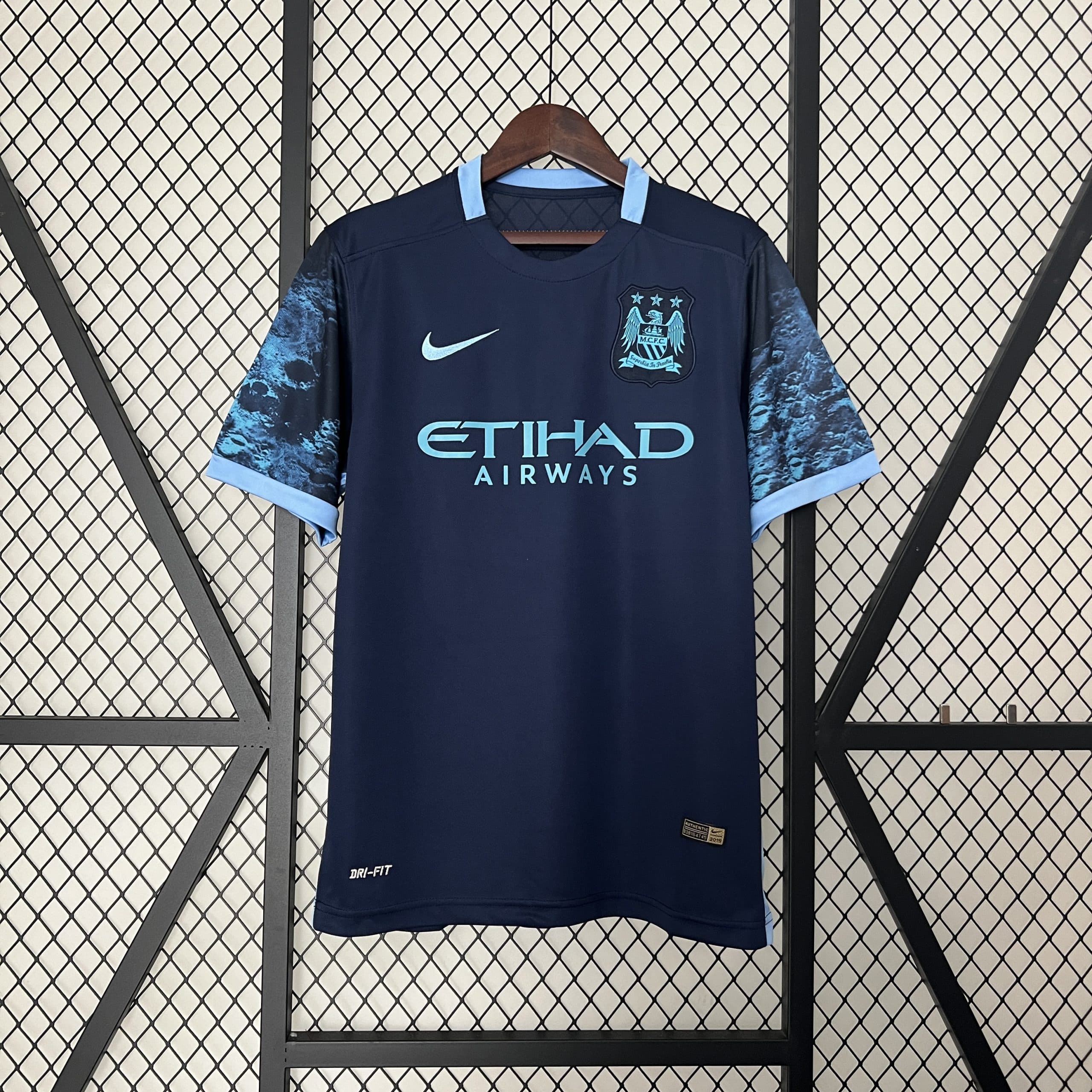 15-16 Manchester City Away Retro Jersey/ 15-16 曼城客场复古
